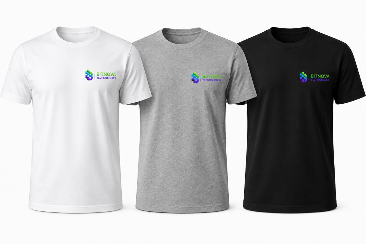 BitNova Technologies Branded Crewneck T-Shirt