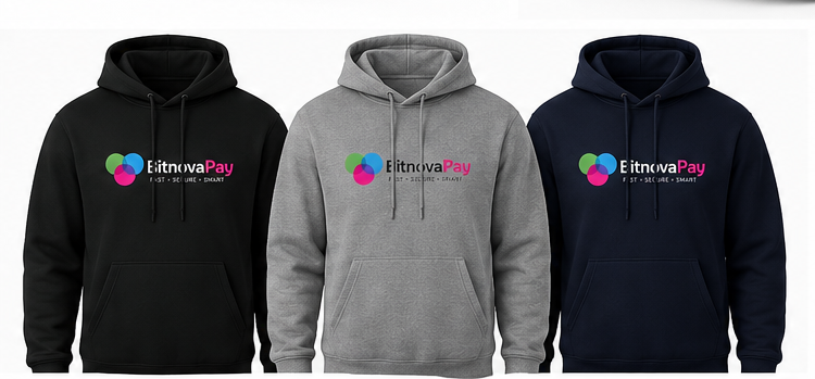 BitNova Pay Pullover Hoodie — Premium Fleece