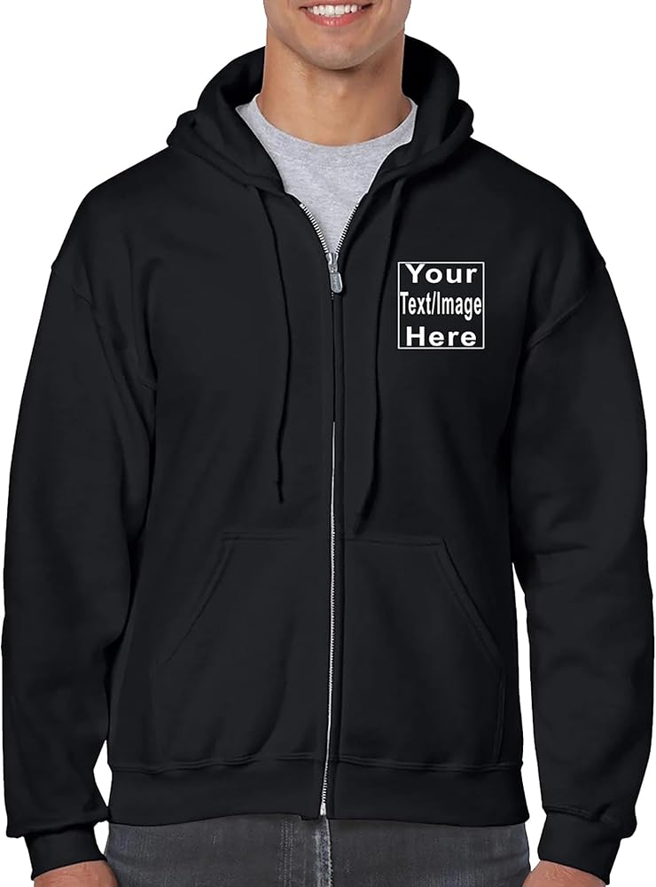 The Blueprint Hoodie: Heavyweight Zip-Up (Custom Print On Demand)