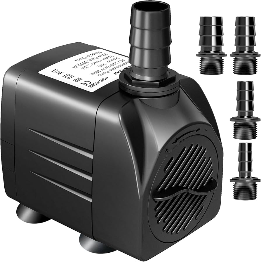 Submersible Aquarium Water Pump — 2000L/H