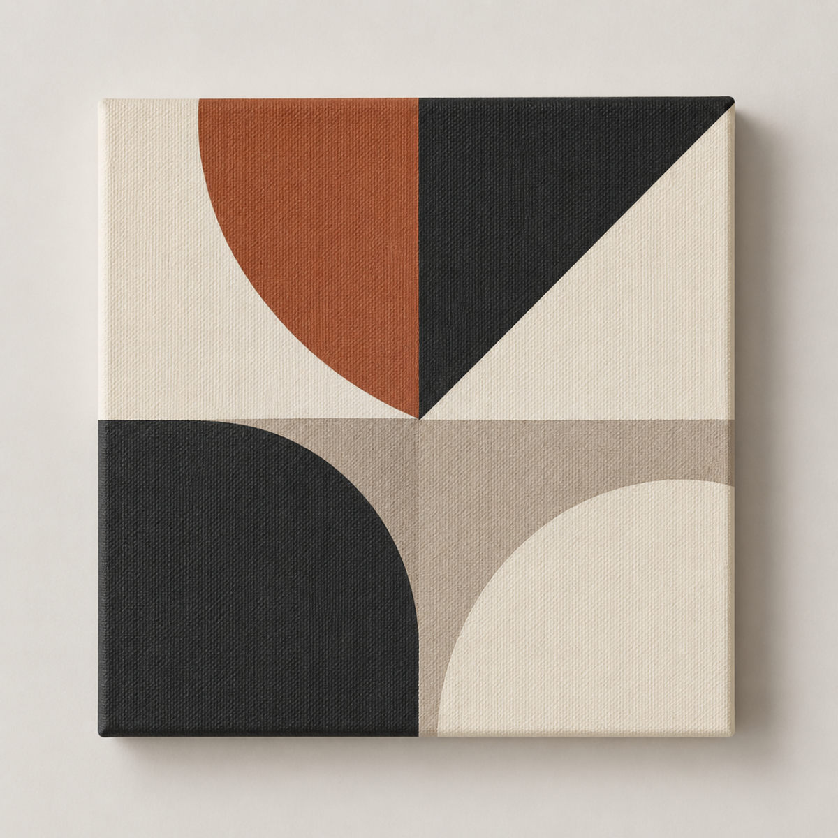 Small Square Canvas Art — Geometric Pattern (20cm x 20cm)